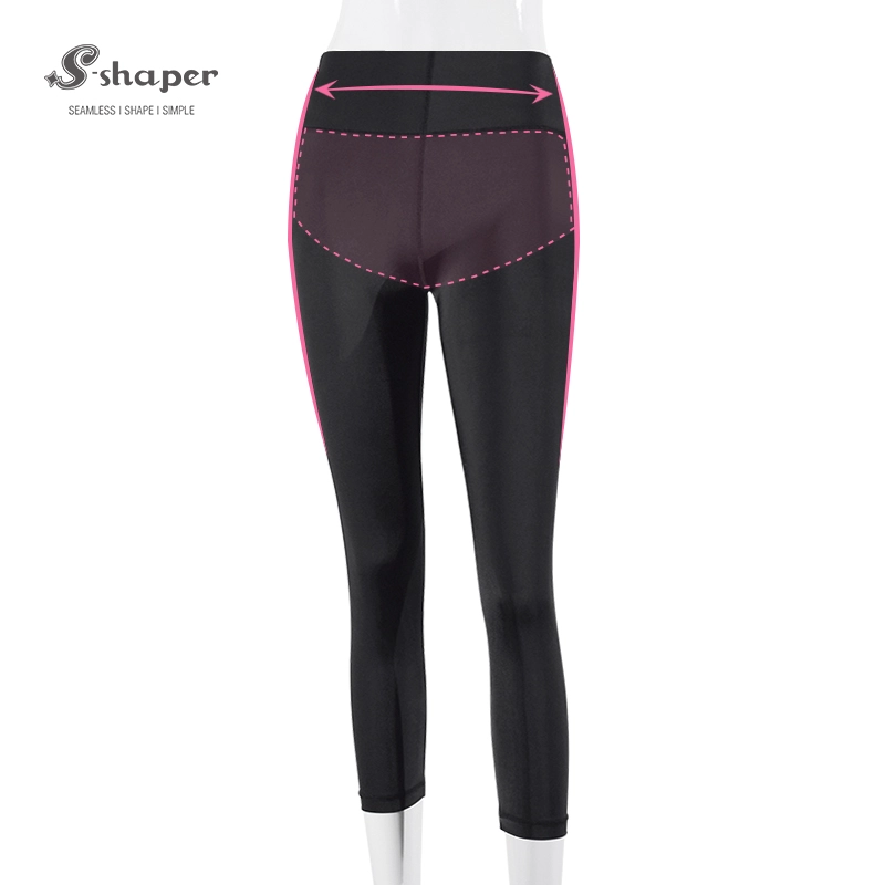 S-SHAPER مجموعة شعور عاري بدون خياطة عالية الخصر رفع بعقب اليوغا كابري دعم نقل الدهون لفترة طويلة