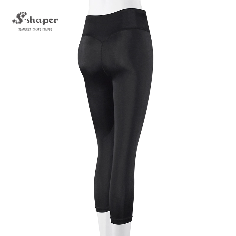 S-SHAPER مجموعة شعور عاري بدون خياطة عالية الخصر رفع بعقب اليوغا كابري دعم نقل الدهون لفترة طويلة