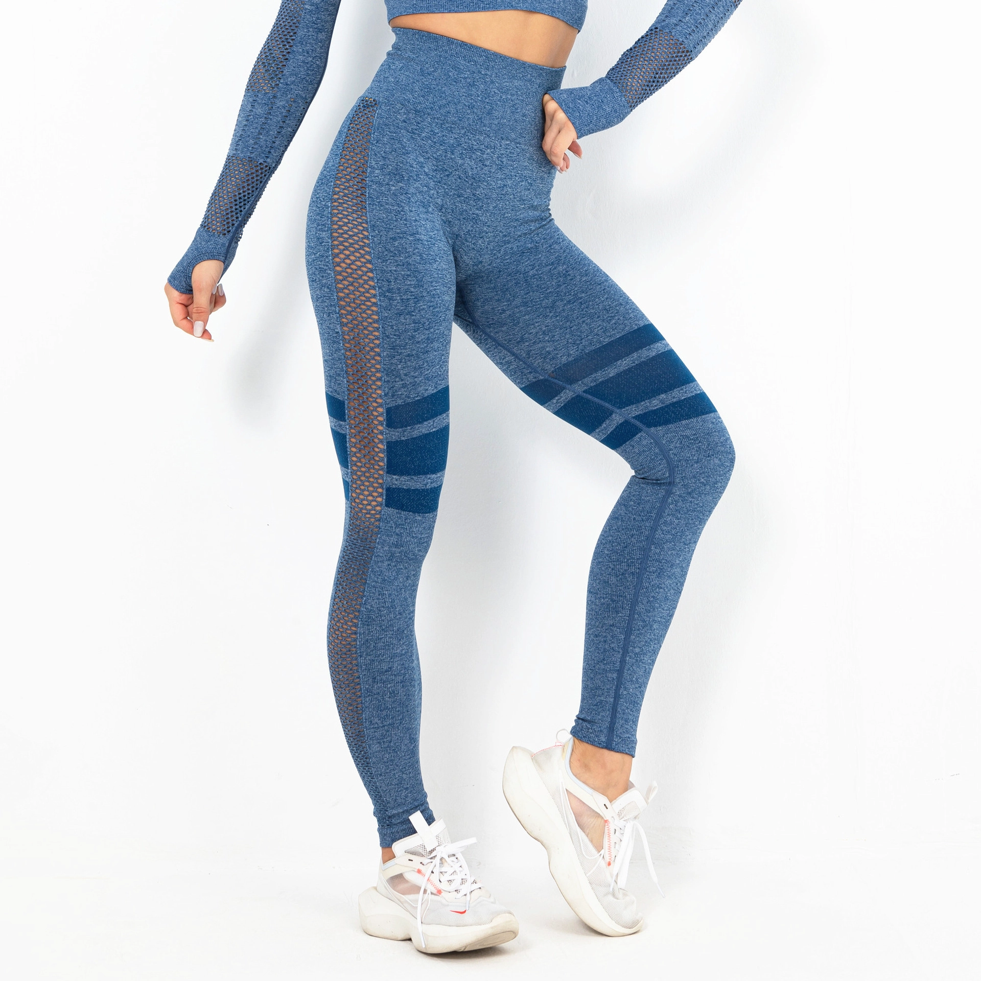 S-SHAPER Pantaloni da Yoga Senza Cuciture da Donna Vita Alta Controllo della Pancia Legging Yoga Traspirante Traspirante Culotte da Donna Sollevamento Yoga Allenamento Legging