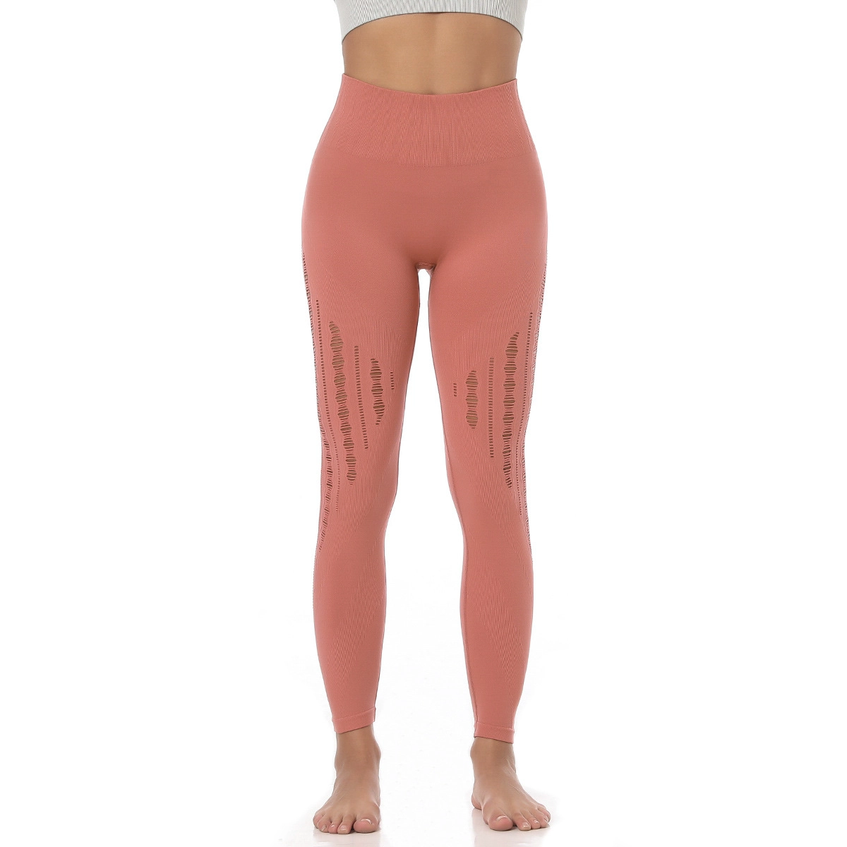 S-SHAPER Nahtlose Frauen Yoga Leggings Schnell trocknende Laufhose Mesh High Waist Workout Tights Hersteller