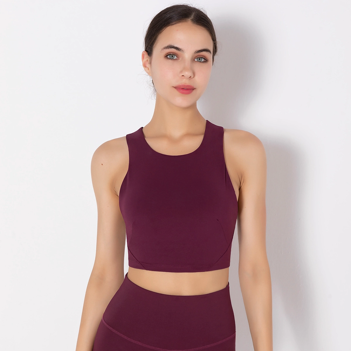 S-SHAPER Wanita Seamless Cross Back Sports Bra Top Sokongan Push Up Sports Bra Wanita Atasan Latihan Bra Yoga Kalis Kejutan