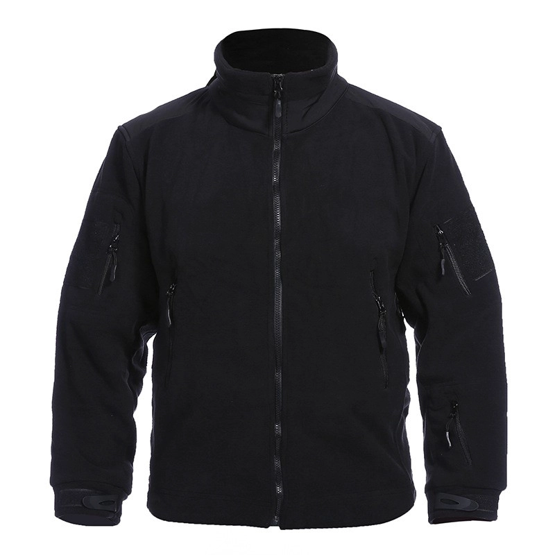 S-SHAPER en gros hommes chaud aisselles fermeture éclair veste polaire Sport extérieur manteau avec multi-poches