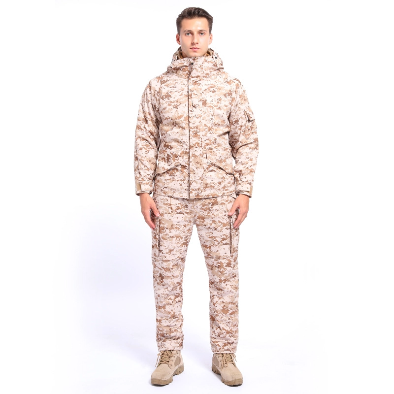 S-SHAPER para hombre, chaqueta táctica de lana cálida de invierno para exteriores, impermeable, abrigo con capucha, senderismo, conjunto de chaqueta y pantalones de concha suave