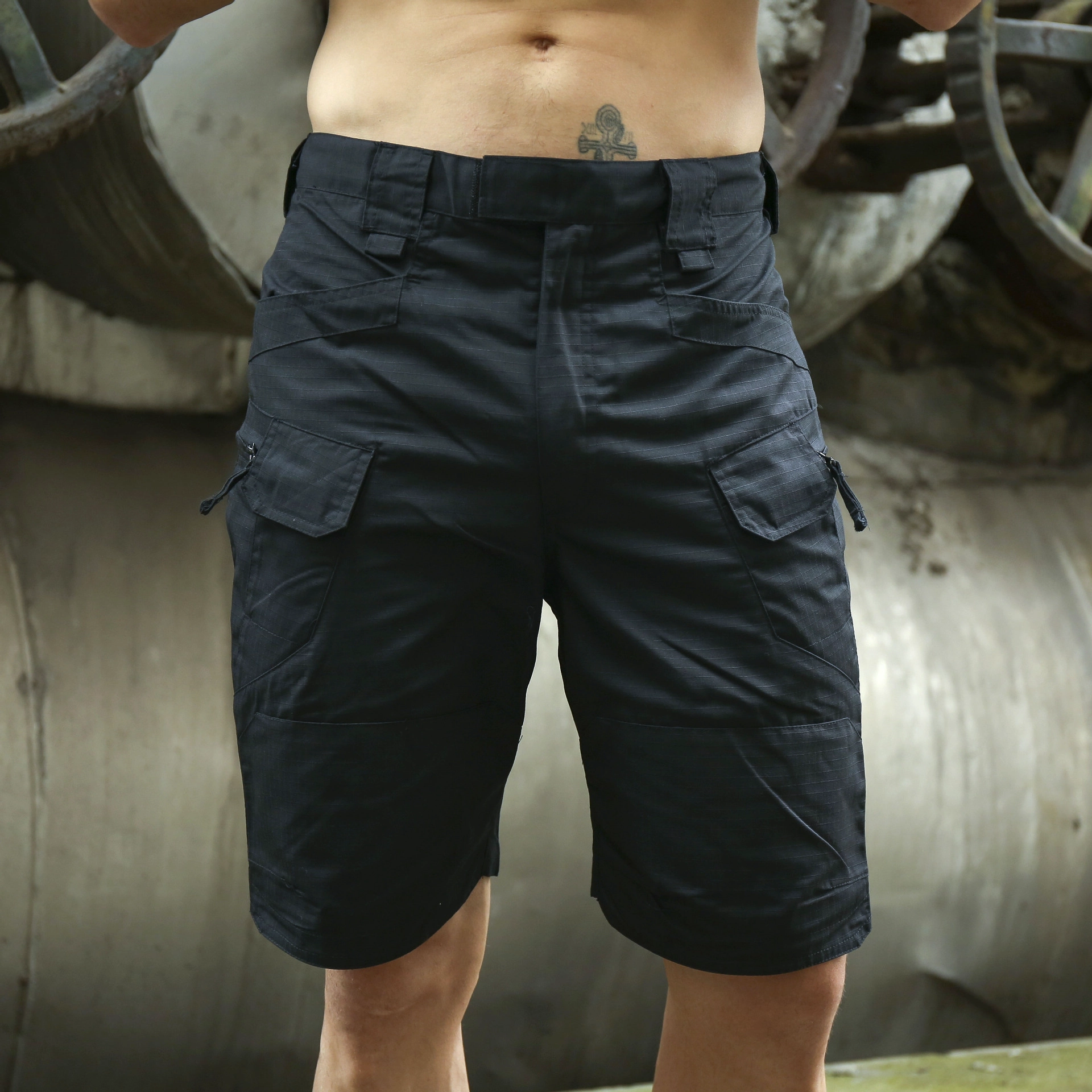 S-SHAPER Camo Cargo für Herren Shorts Hersteller Relaxed Fit Outdoor Cotton Twill Cargo Shorts