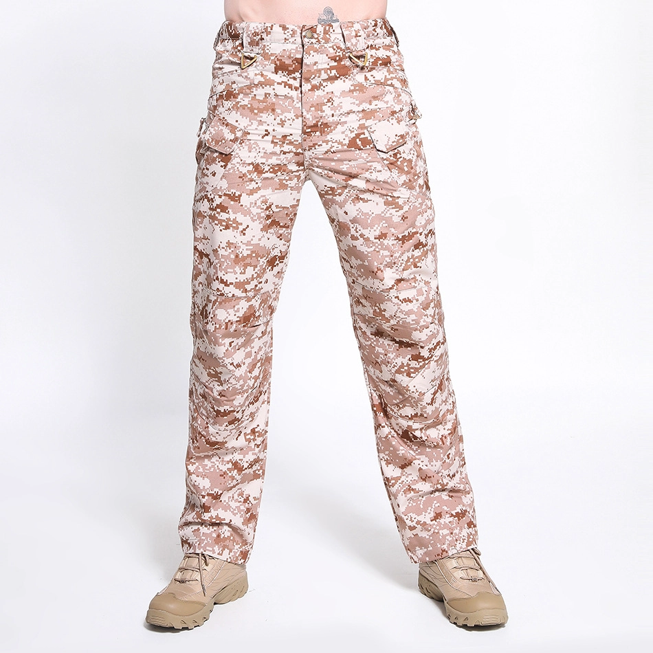 S-SHAPER Herren Wild Cargo Pants Hersteller, Relaxed Fit Wanderhose, Army Camo Combat Casual Arbeitshose mit Taschen