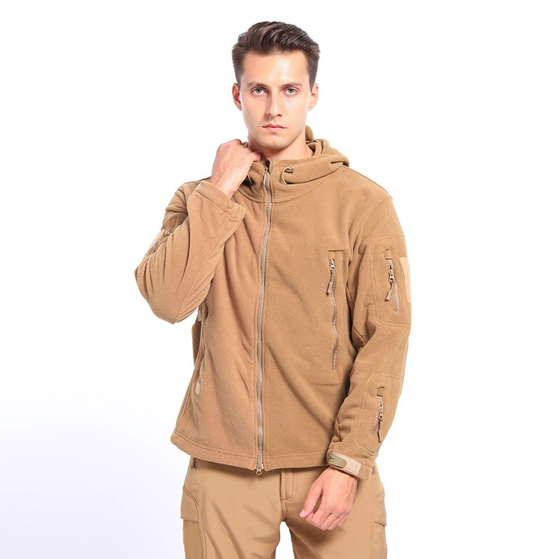S-SHAPER Men's Full-Zip Soft Shell Winter Jacket Supplier, Waterproof Fleece Lined Athletic Jacket, Outdoor Sport Windproof Jackets