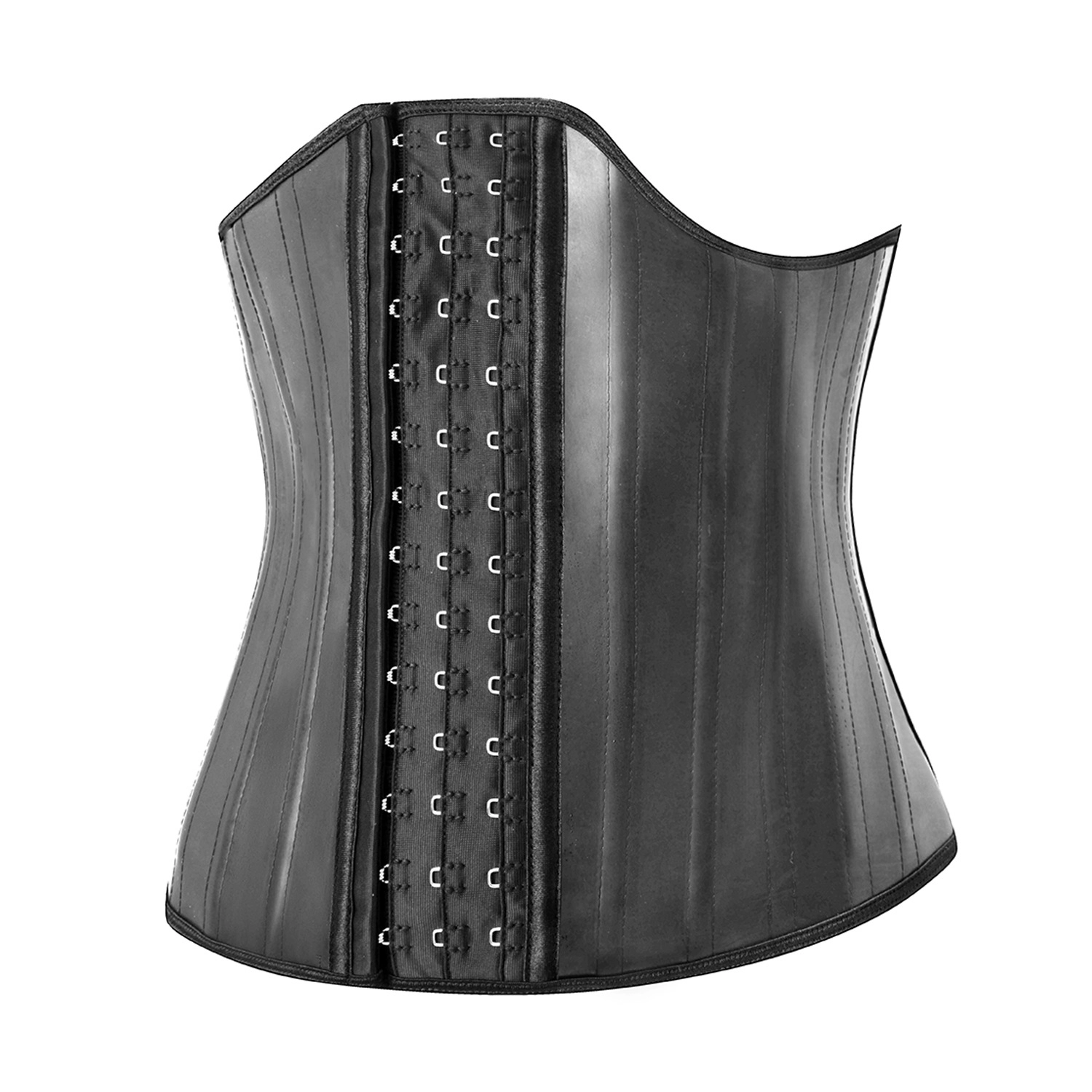 S-SHAPER Frauen Enge Body Shaper Latex mit 25 Knochen Taillentrainer im Angebot