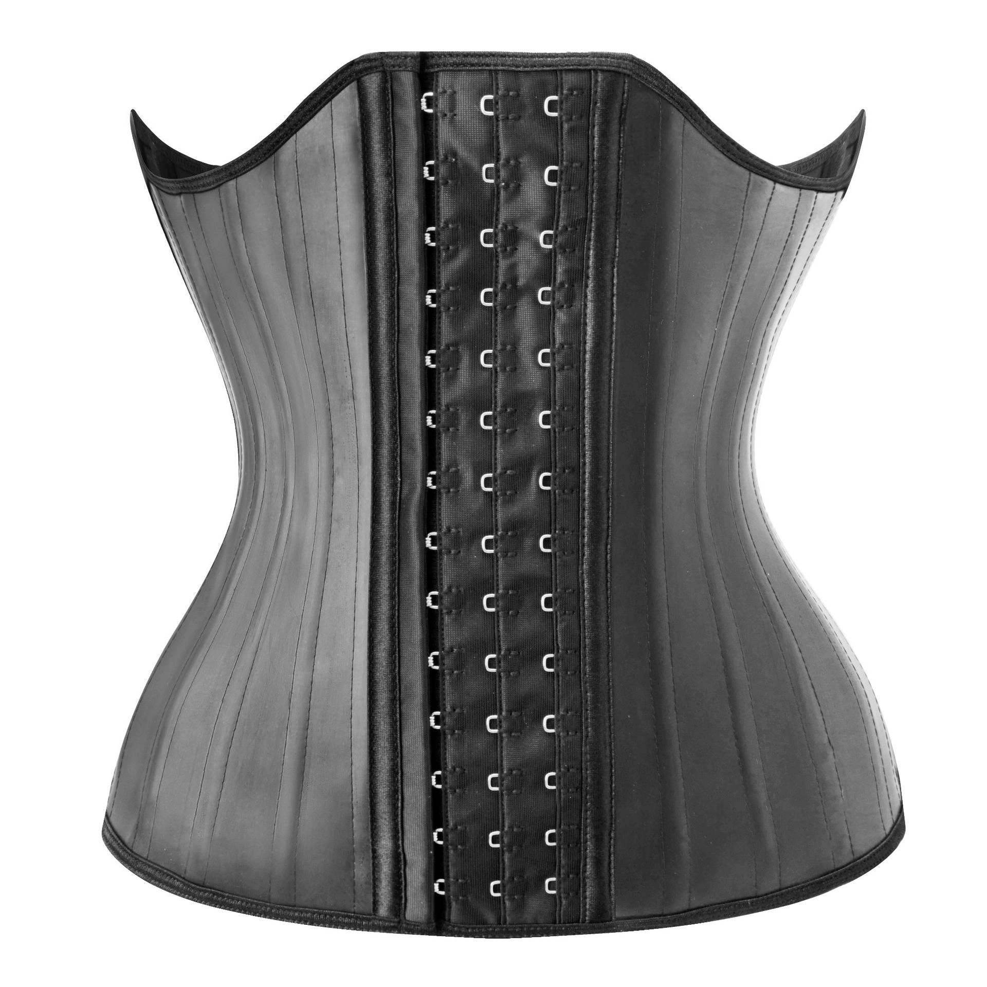 S-SHAPER Frauen Enge Body Shaper Latex mit 25 Knochen Taillentrainer im Angebot