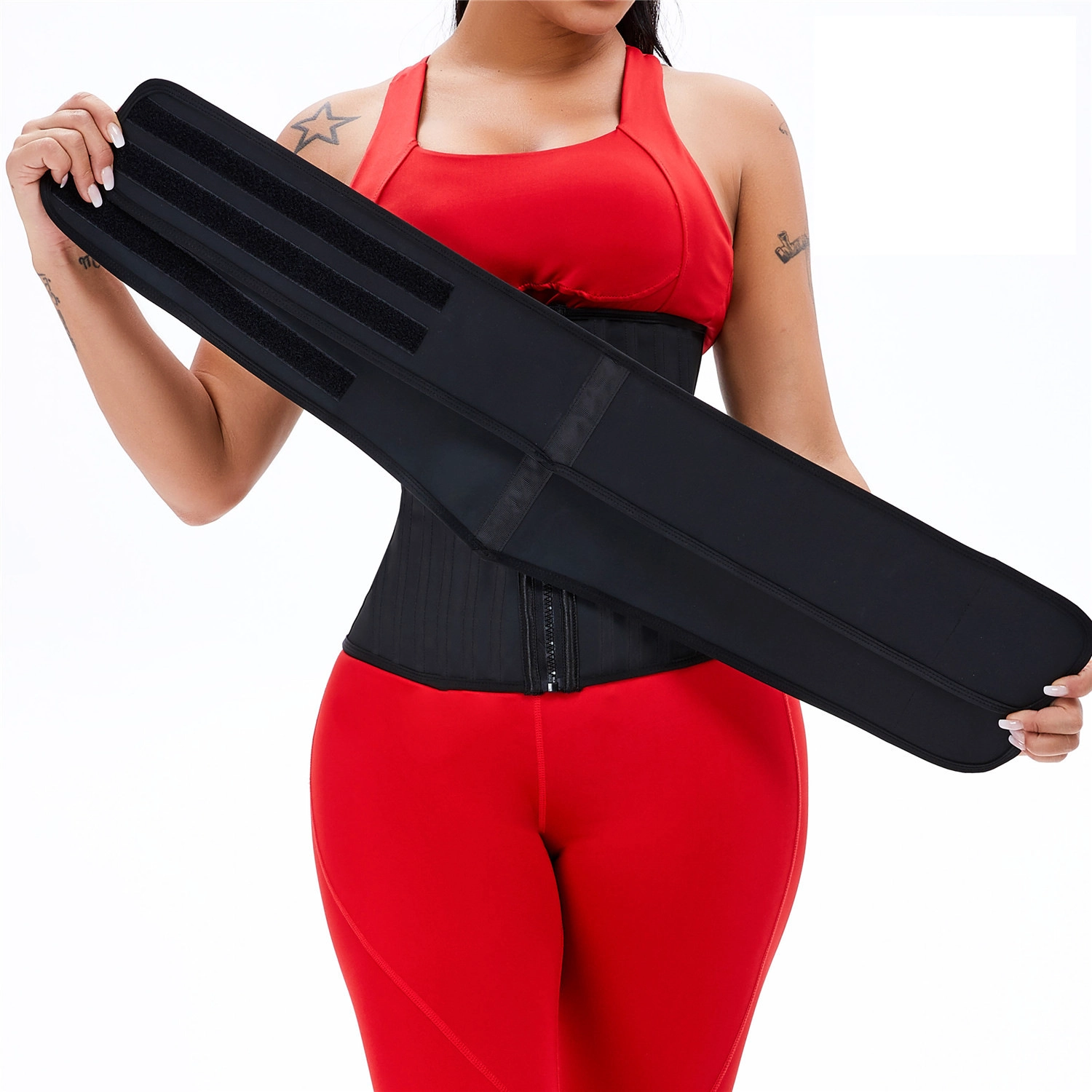 S-SHAPER Mujeres Ajustable de alta calidad Body Shaper Fabricante Adelgazante Cintura Cincher Cintura Trainer