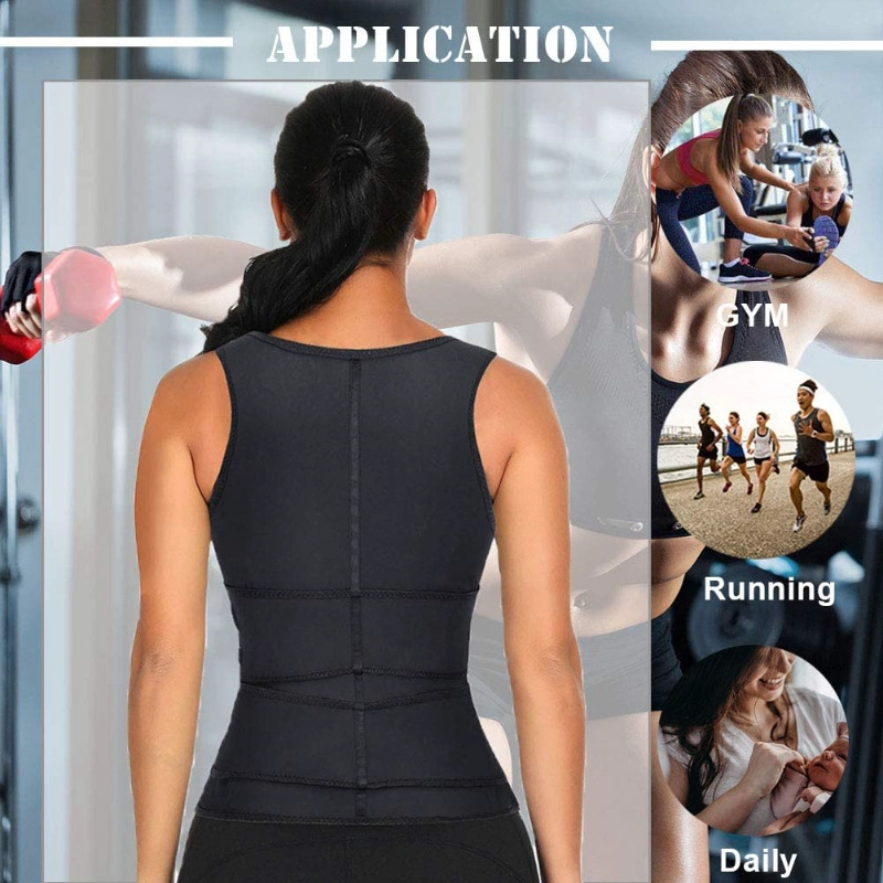 S-SHAPER Mujeres Látex 9 Huesos con cinturón doble Cintura Entrenador Cintura Cincher Fabricantes