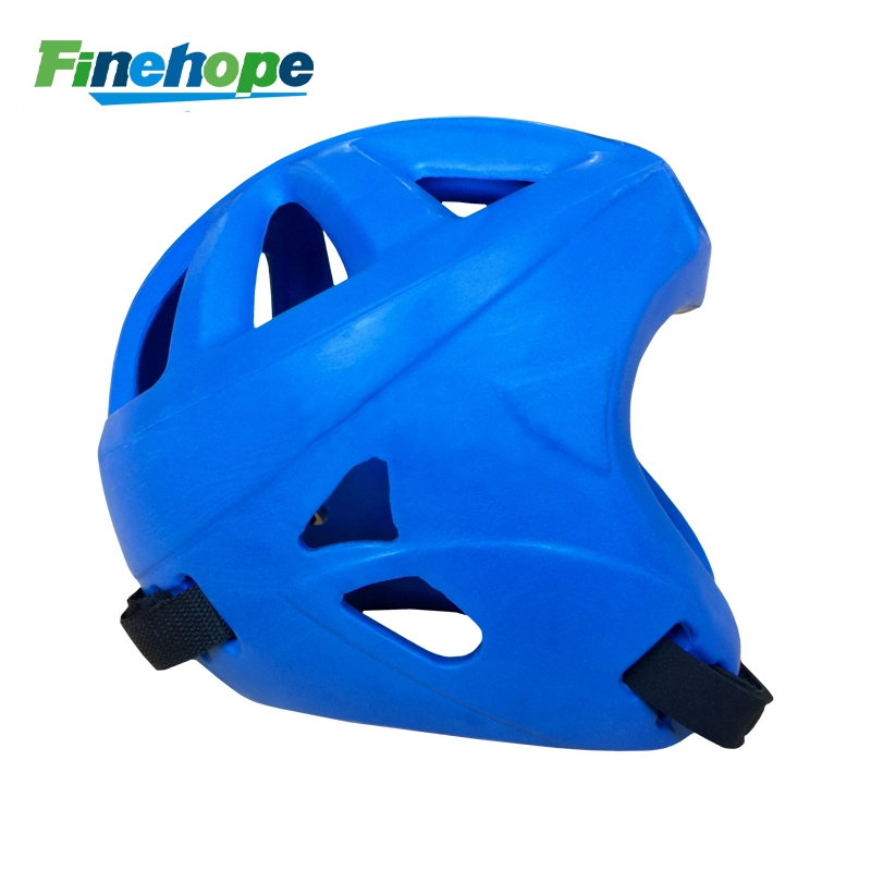 China Capacete de Taekwondo PU Poliuretano Protetor de Cabeça China Fabricante Proteger Rosto e Cabeça Confortável Equipamento de Proteção Couro Pu fabricante