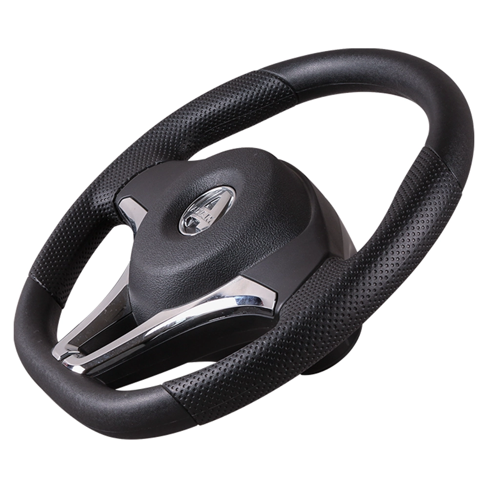 customize PU Polyurethane steering wheel China Manufacturer Classic Durable Spare Parts with Perforated Leather water proof producer