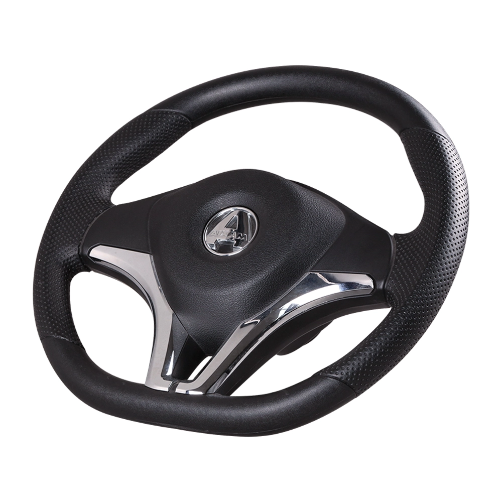 customize PU Polyurethane steering wheel China Manufacturer Classic Durable Spare Parts with Perforated Leather water proof producer