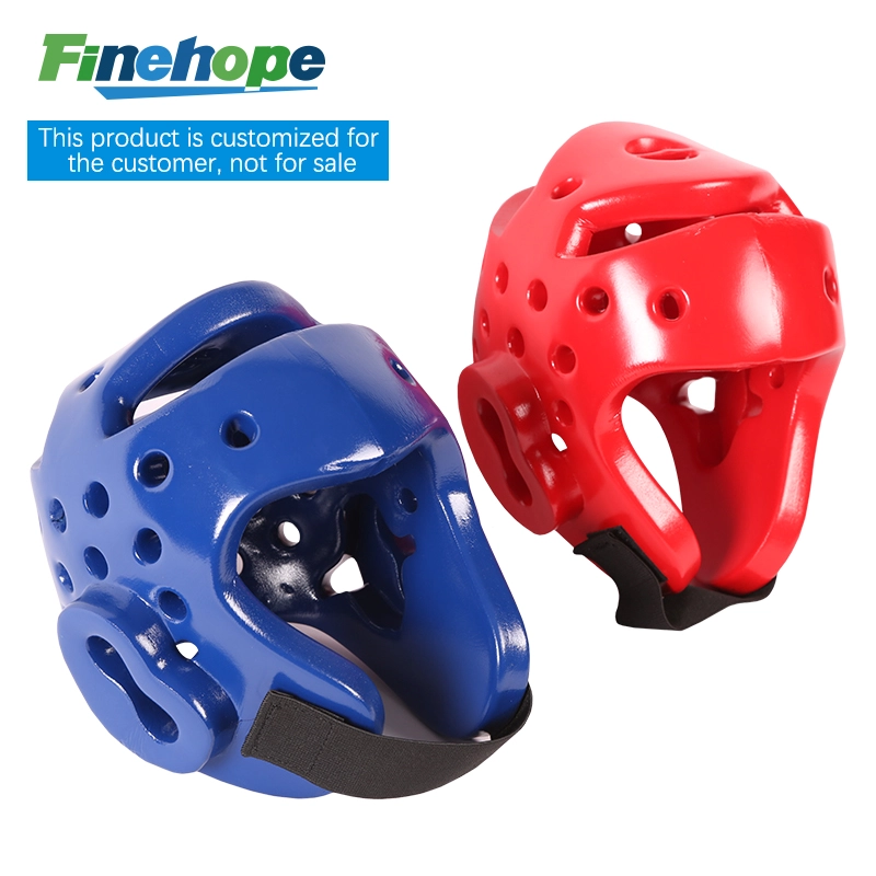 Finehope Fighting Training Leather Kickboxing Boxing Headgear Sparring Red Vintage Helmet Custom Headgear Mexican Boxe Headgear