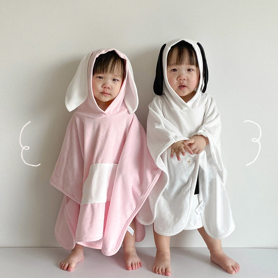 100% Cotton Animal Shape Baby Bath Towel Cute Bear Hooded Beach Towel Kids Newborn Blanket - COPY - p38tlk - COPY - misc4i