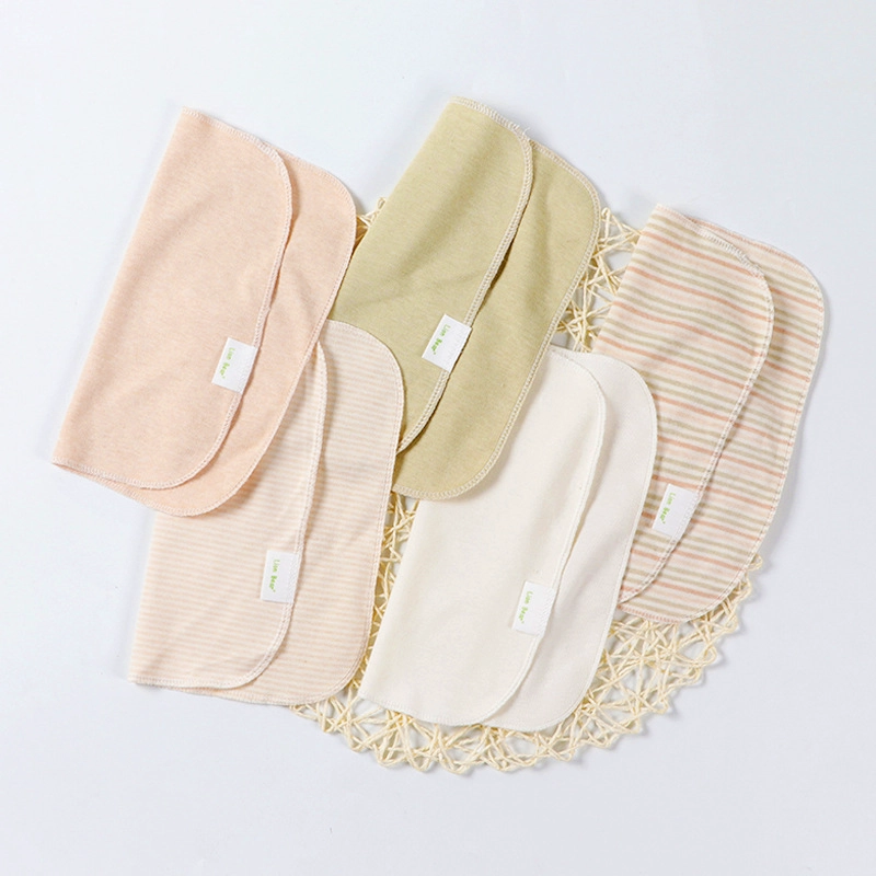 100% Organic Cotton Coloured Cotton newborn baby towel set newborn infant face towel