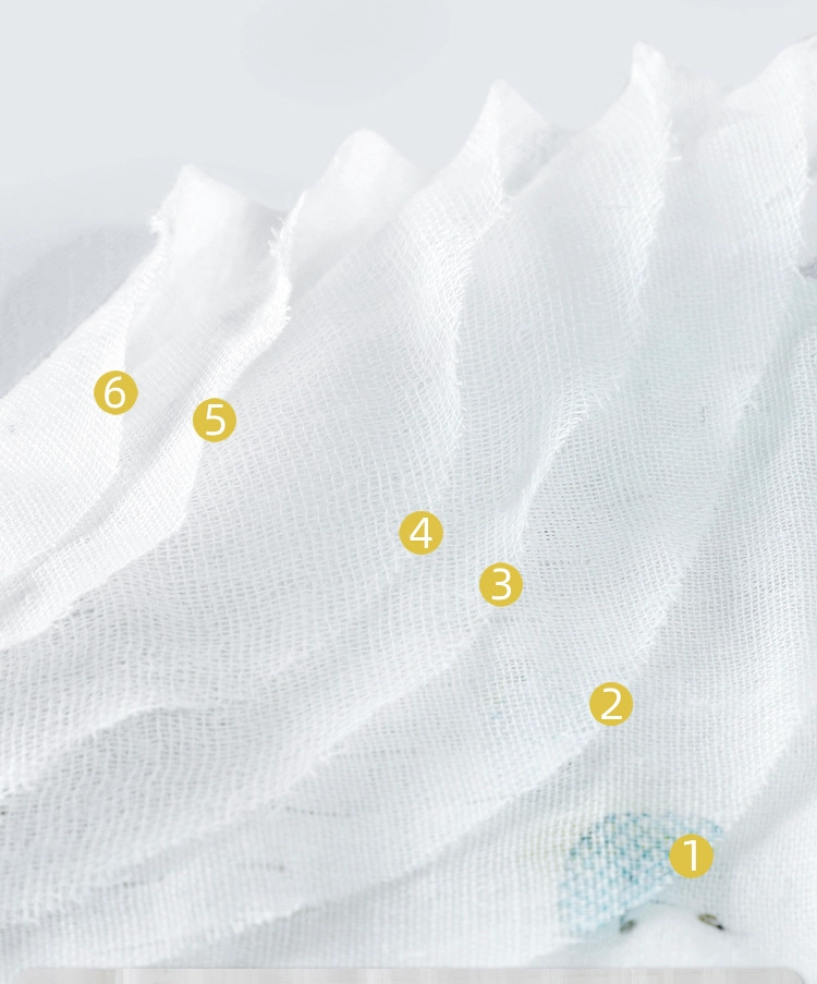 4/6 Layers 100% Cotton Kids Bath Towel Baby Muslin Brups Cloth - COPY - 5fg6mp