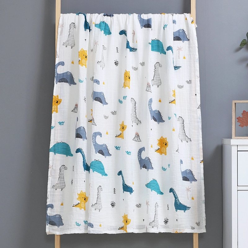 4/6 Layers 100% Cotton Kids Bath Towel Baby Muslin Brups Cloth - COPY - 5fg6mp