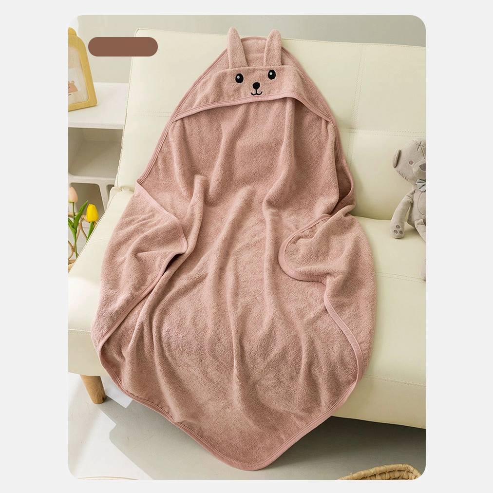 100% Cotton Animal Shape Baby Bath Towel Cute Bear Hooded Beach Towel Kids Newborn Blanket - COPY - l2i25c - COPY - hd7i8q