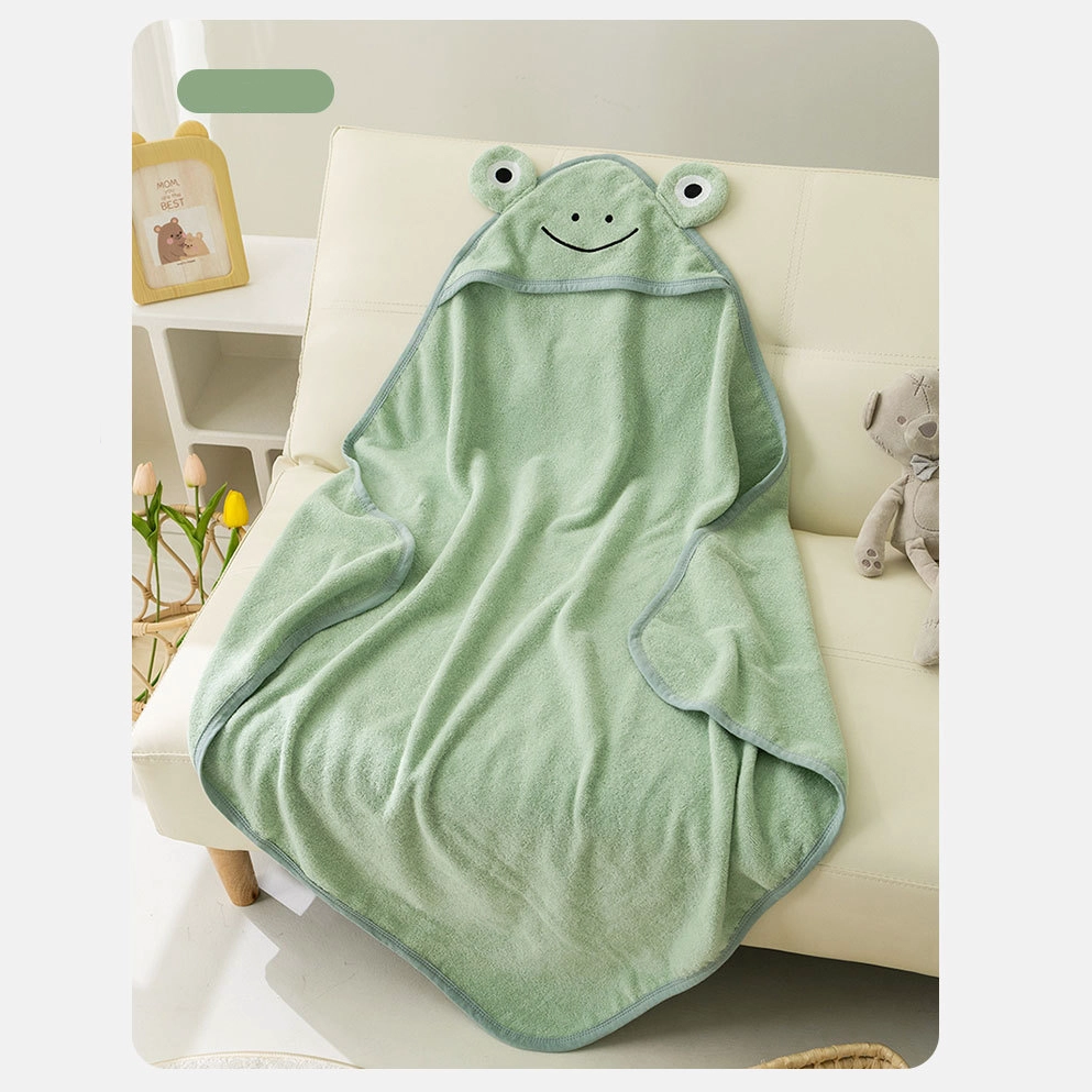 100% Cotton Animal Shape Baby Bath Towel Cute Bear Hooded Beach Towel Kids Newborn Blanket - COPY - l2i25c - COPY - hd7i8q
