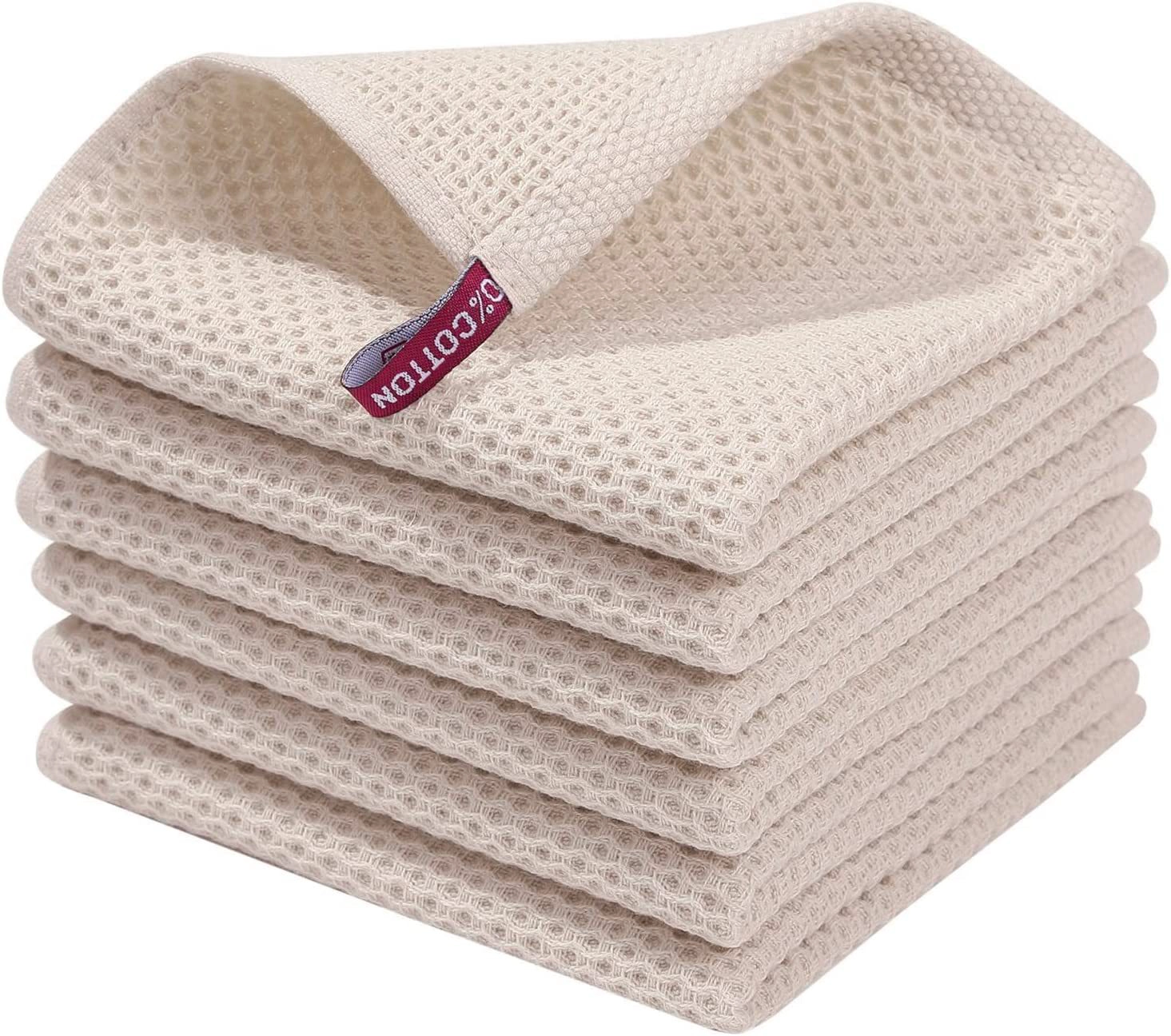 100% katoenen wafel keukendoeken keukenhanddoek schoonmaakdoekje