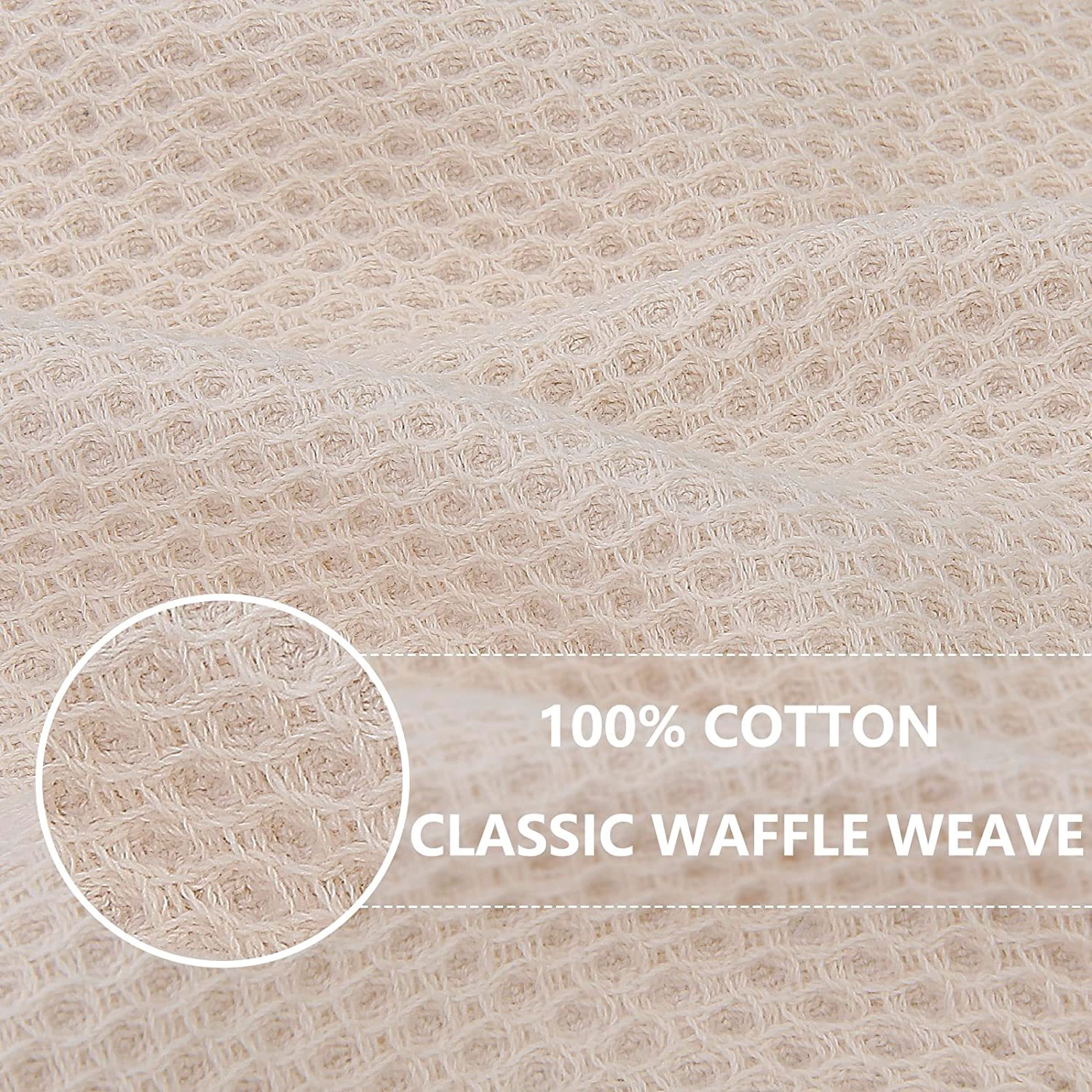 100% katoenen wafel keukendoeken keukenhanddoek schoonmaakdoekje