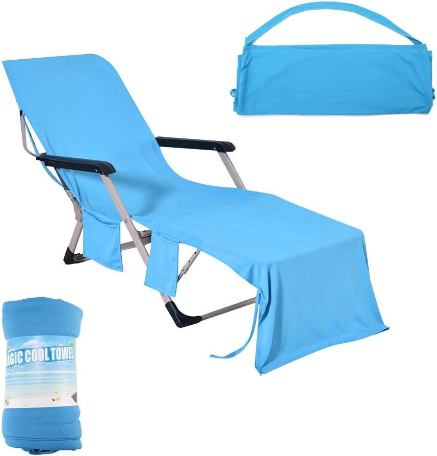 Strandstoel ligstoel hoes handdoek