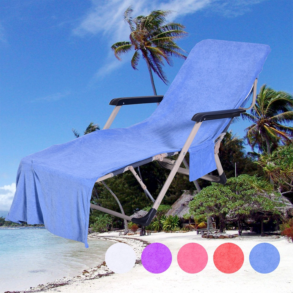 Strandstoel ligstoel hoes handdoek