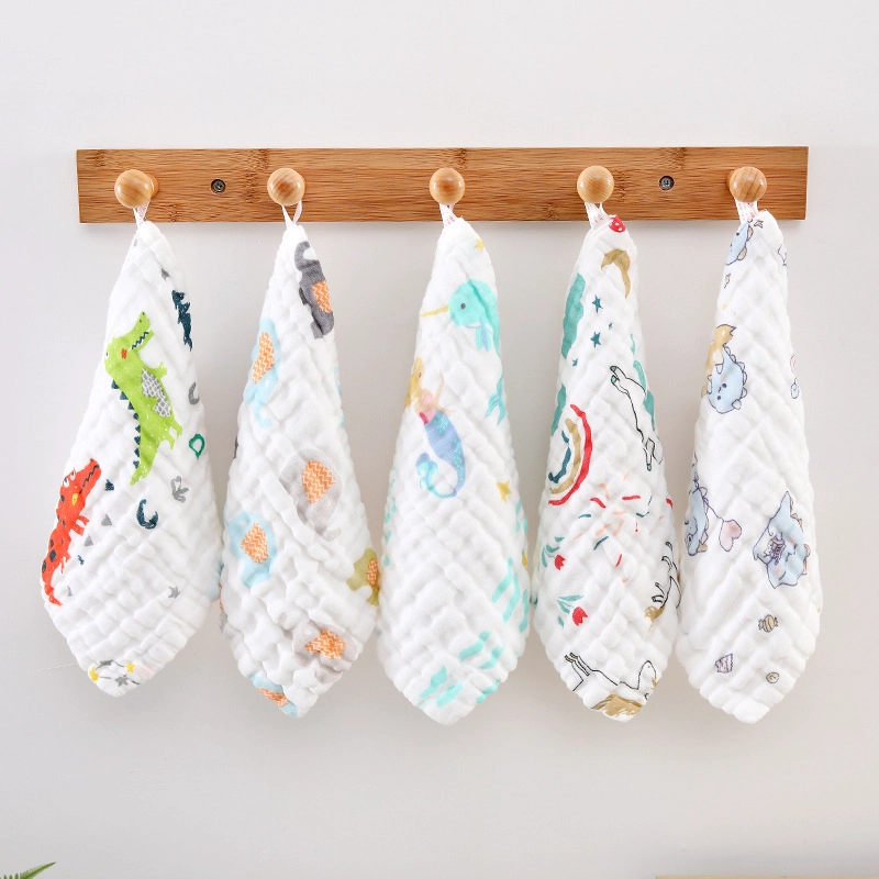 100% Cotton Baby Muslin Washcloths Newborn Baby Face Towel Burp Cloth - COPY - nihjc6