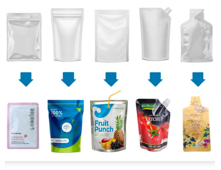 ประเทศจีน เครื่องดื่มน้ำผลไม้ doypack เครื่องบรรจุของเหลวโรงงานจีน ผู้ผลิต