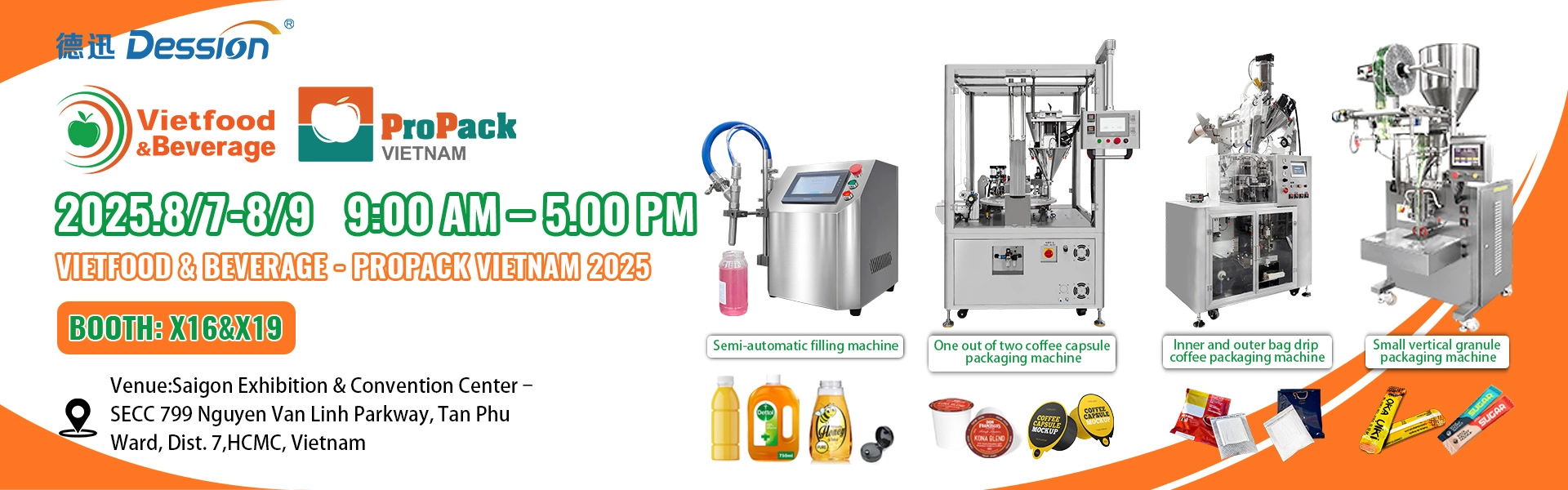 دعوة لزيارة Dession في Vietfood & Propack 2025