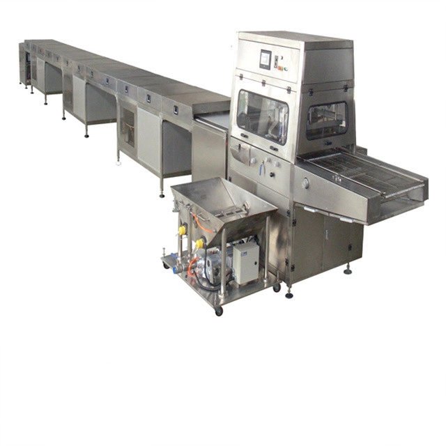 China Leading China Full Automatic Big Chocolate Enrobing Machine Cooling Tunnel manufacturer