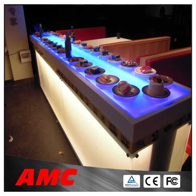 Customized Newest Design High Performance Stainless Steel Slat Conveyor and Sushi Food Conveyor Belt
