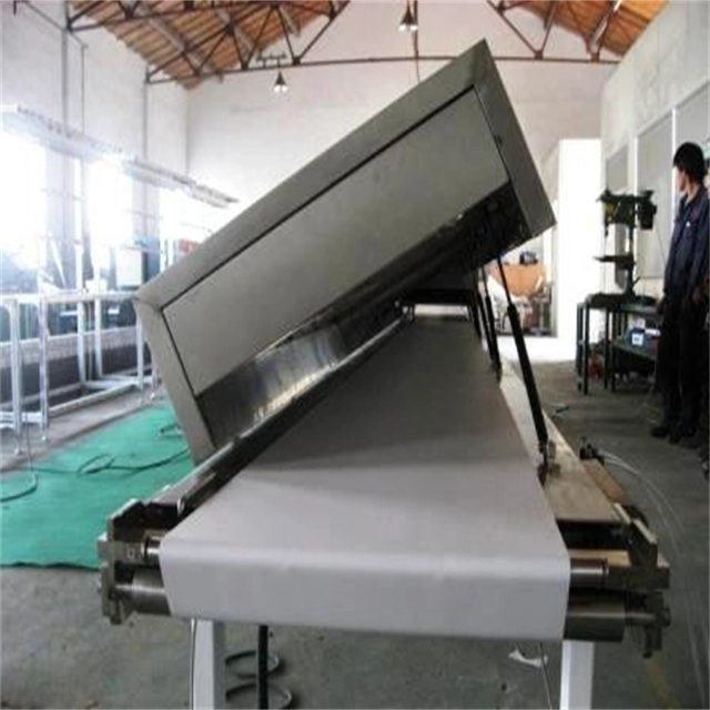 Newest design high quality stainless steel biscuit and bread PU conveyor cooling tunnel