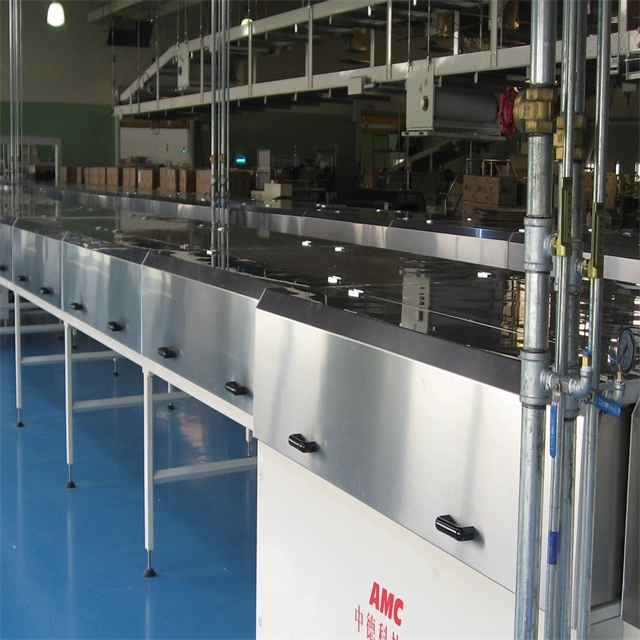 High effect factory price easy operation stationery cooling tunnel