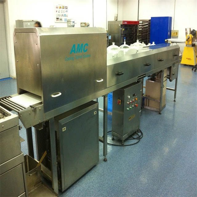 AMC Newest Food Industry Mini Production Line Cooling Tunnel Machine