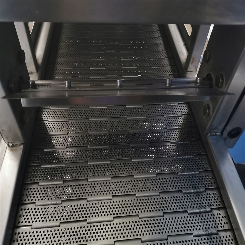 Stainless steel high quality easy operation automatic food grade chain plate conveyor