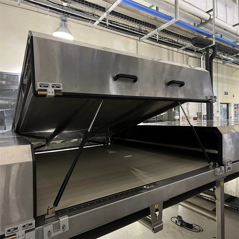 Mejor venta, alto rendimiento, fácil operación, túnel de enfriamiento de chocolate para galletas y pan