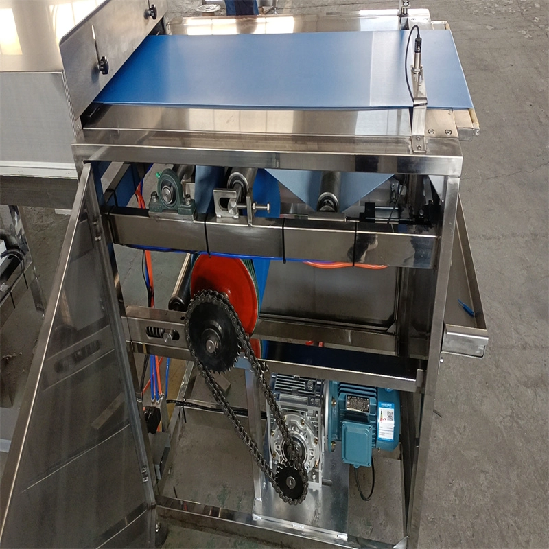 Sistema di tunnel di raffreddamento del pane personalizzato con mini biscotti al cioccolato e caramelle in acciaio inossidabile