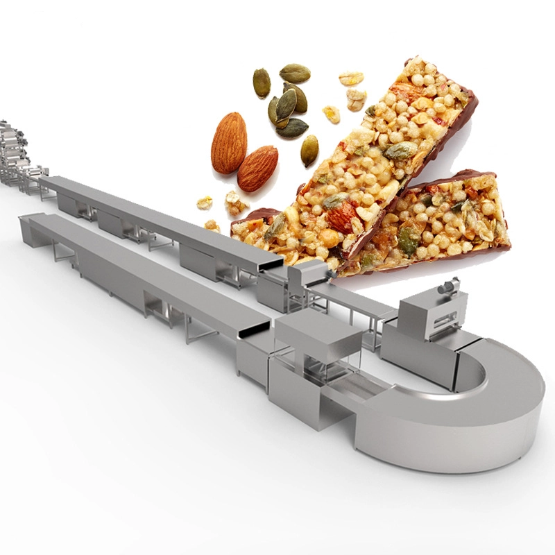 China AMC Full-automatic chocolate energy bar machine chocolate cereal bar forming machine manufacturer
