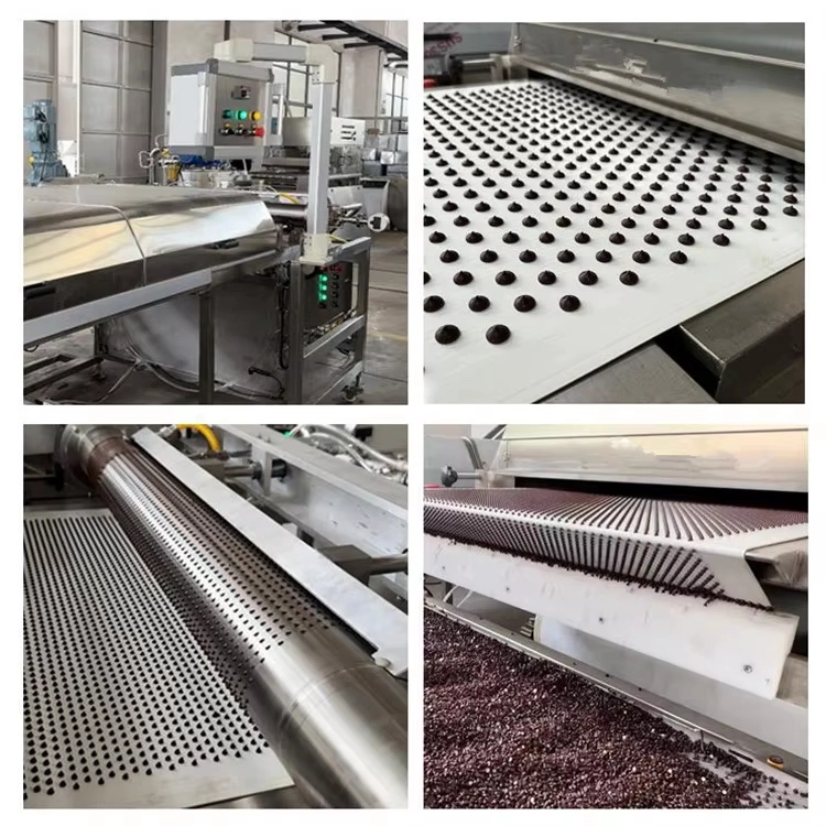 Stainless Steel Automatic Chocolate Depositing Line China Chocolate Chip Depositing Machine factory