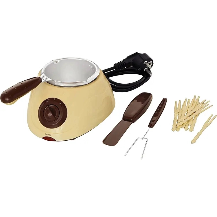 Hochwertiger Käsewärmer -Schokoladen -Schmelztiegel Heißmilch Melter Maker Fondue Paraffin Wachs Schmelztiegel zum Verkauf zu verkaufen