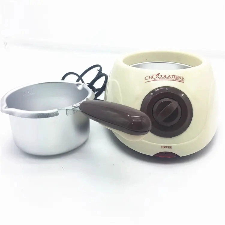 Hochwertiger Käsewärmer -Schokoladen -Schmelztiegel Heißmilch Melter Maker Fondue Paraffin Wachs Schmelztiegel zum Verkauf zu verkaufen