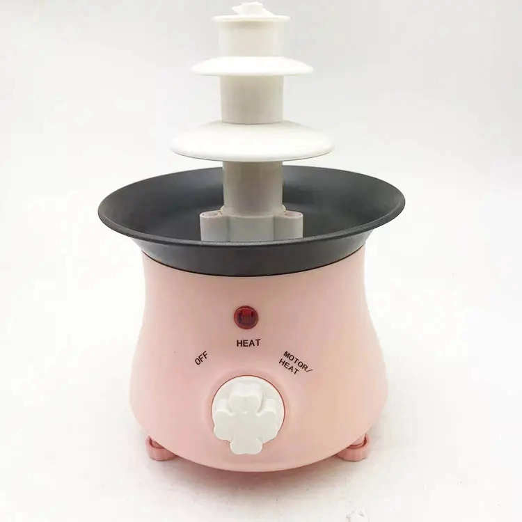 エレクトリックチョコレート噴水3ティアホットチョコレートメルトディッピングマシン