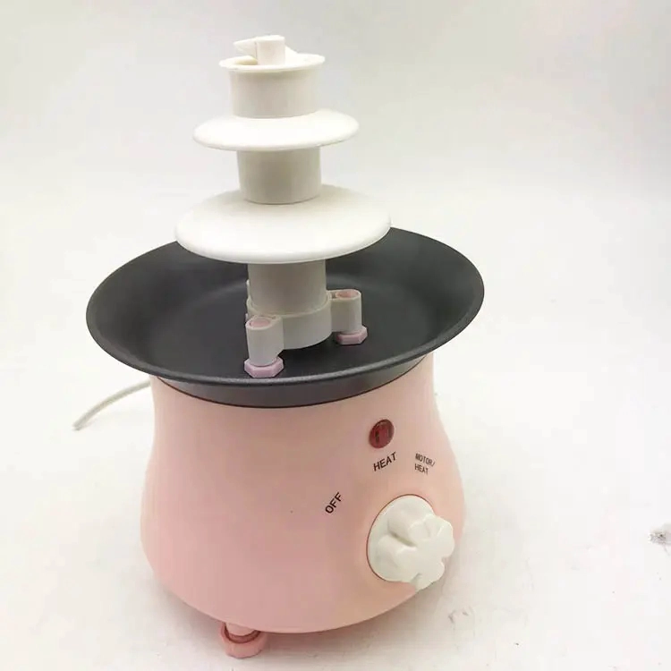 エレクトリックチョコレート噴水3ティアホットチョコレートメルトディッピングマシン
