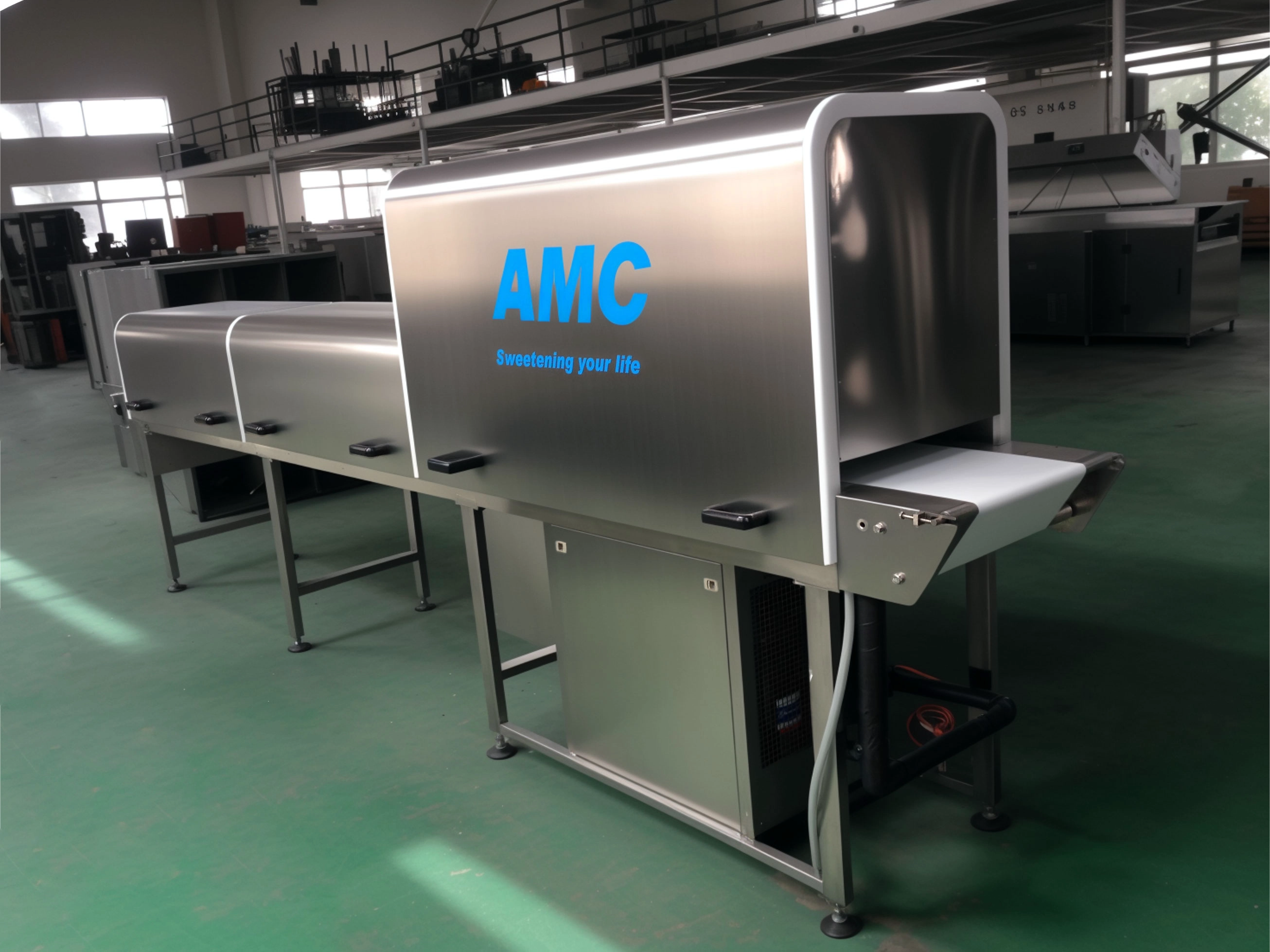 Manufacturers Full Automatic Roll Grape Leaves Cooling Tunnel