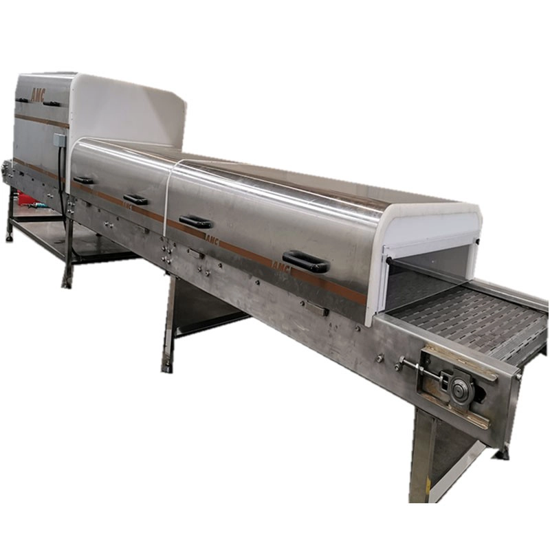 Machine de fabrication de chocolat en acier inoxydable en porcelaine pour le tapis roulant du tunnel