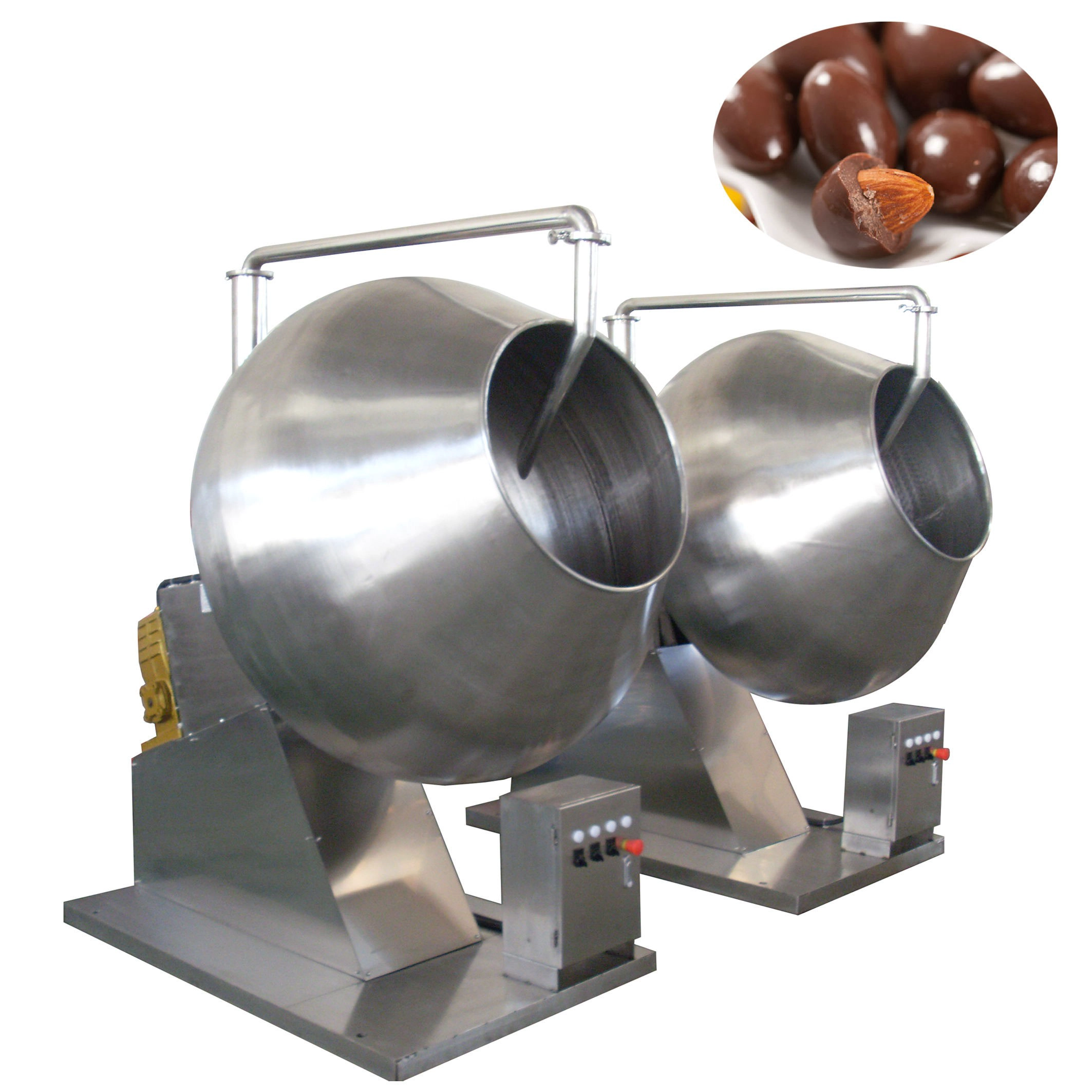 China China Pan de revestimento de chocolate automático/fornecedor de máquinas de polimento de chocolate fabricante