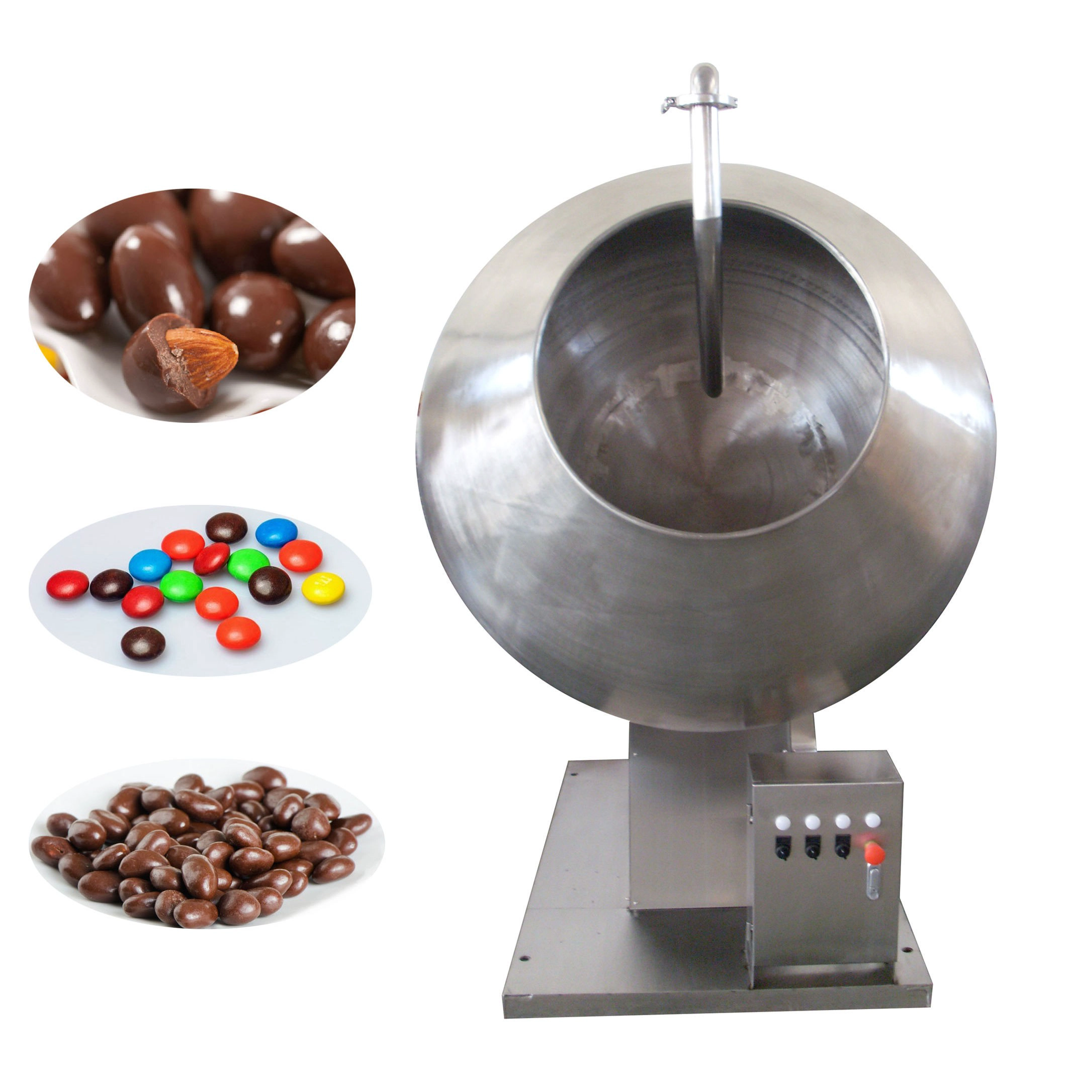 Máquina pulidora automática de chocolate de acero inoxidable de China