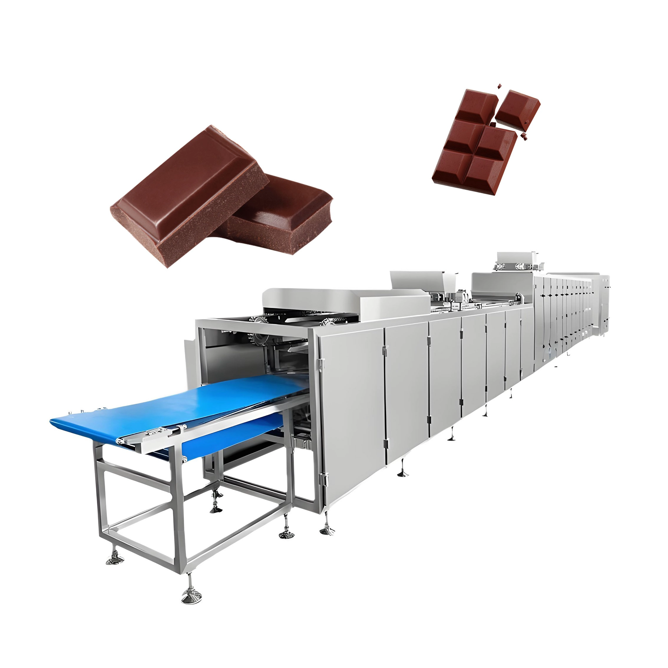 Usine de tunnel de refroidissement de chocolat à bande transporteuse personnalisée en Chine